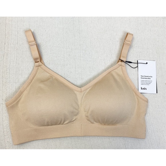 NWT Knix Good to Go Seamless Bra in Warm Sand M - Picture 8 of 13